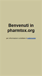 Mobile Screenshot of pharmtox.org